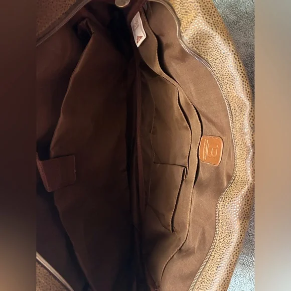 Bellemonde Vegan Leather laptop/briefcase shoulder bag brown unisex - Picture 8 of 10